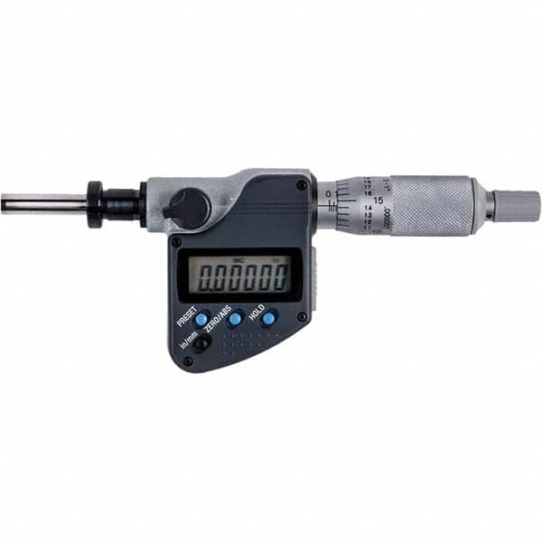 Mitutoyo - Electronic Micrometer Heads Minimum Measurement (Decimal Inch): 0 Maximum Measurement (Decimal Inch): 1 - Industrial Tool & Supply