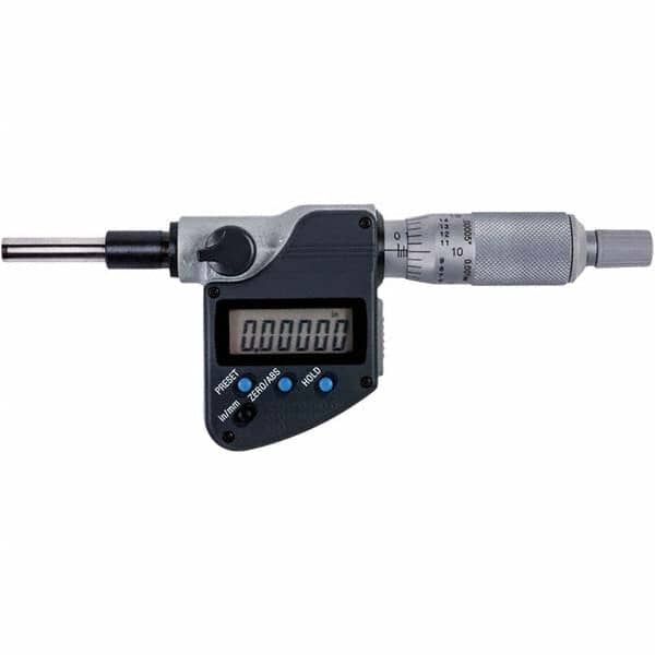 Mitutoyo - Electronic Micrometer Heads Minimum Measurement (Decimal Inch): 0 Maximum Measurement (Decimal Inch): 1 - Industrial Tool & Supply
