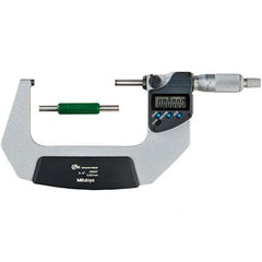 Mitutoyo - Electronic Outside Micrometers Type: Coolant-proof Minimum Measurement (Decimal Inch): 3.0000 - Industrial Tool & Supply