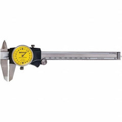 Mitutoyo - Dial Calipers Maximum Measurement (mm): 150 Dial Graduation (mm): 0.02 - Industrial Tool & Supply