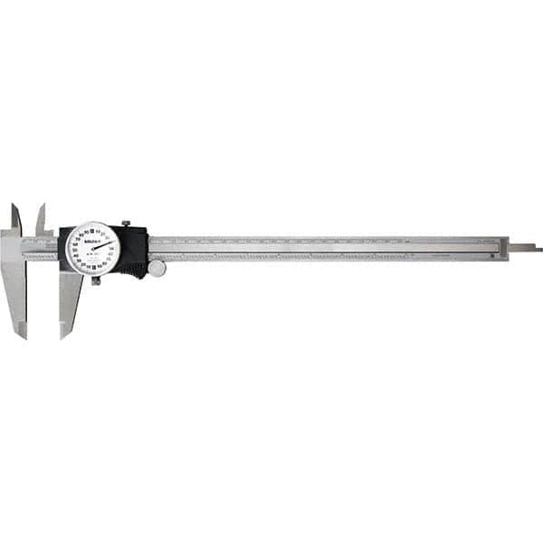 Mitutoyo - Dial Calipers Maximum Measurement (Inch): 12 Dial Graduation (Decimal Inch): 0.001 - Industrial Tool & Supply