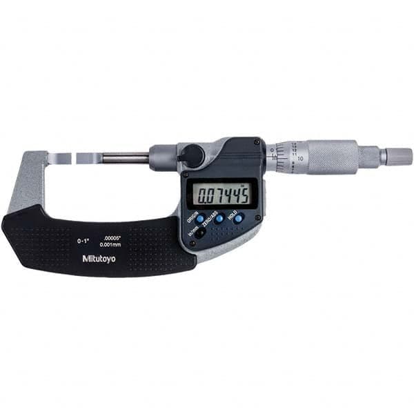 Mitutoyo - Blade Micrometers Operation Type: Electronic Minimum Measurement (Decimal Inch): 0 - Industrial Tool & Supply
