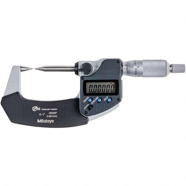Mitutoyo - Point Micrometers Operation Type: Electronic Minimum Measurement (Decimal Inch): 0 - Industrial Tool & Supply