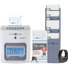 Pyramid - Time Clocks & Time Recorders Punch Style: Manual Power Source: 100 to 240 V @ 50 to 60 Hz - Industrial Tool & Supply