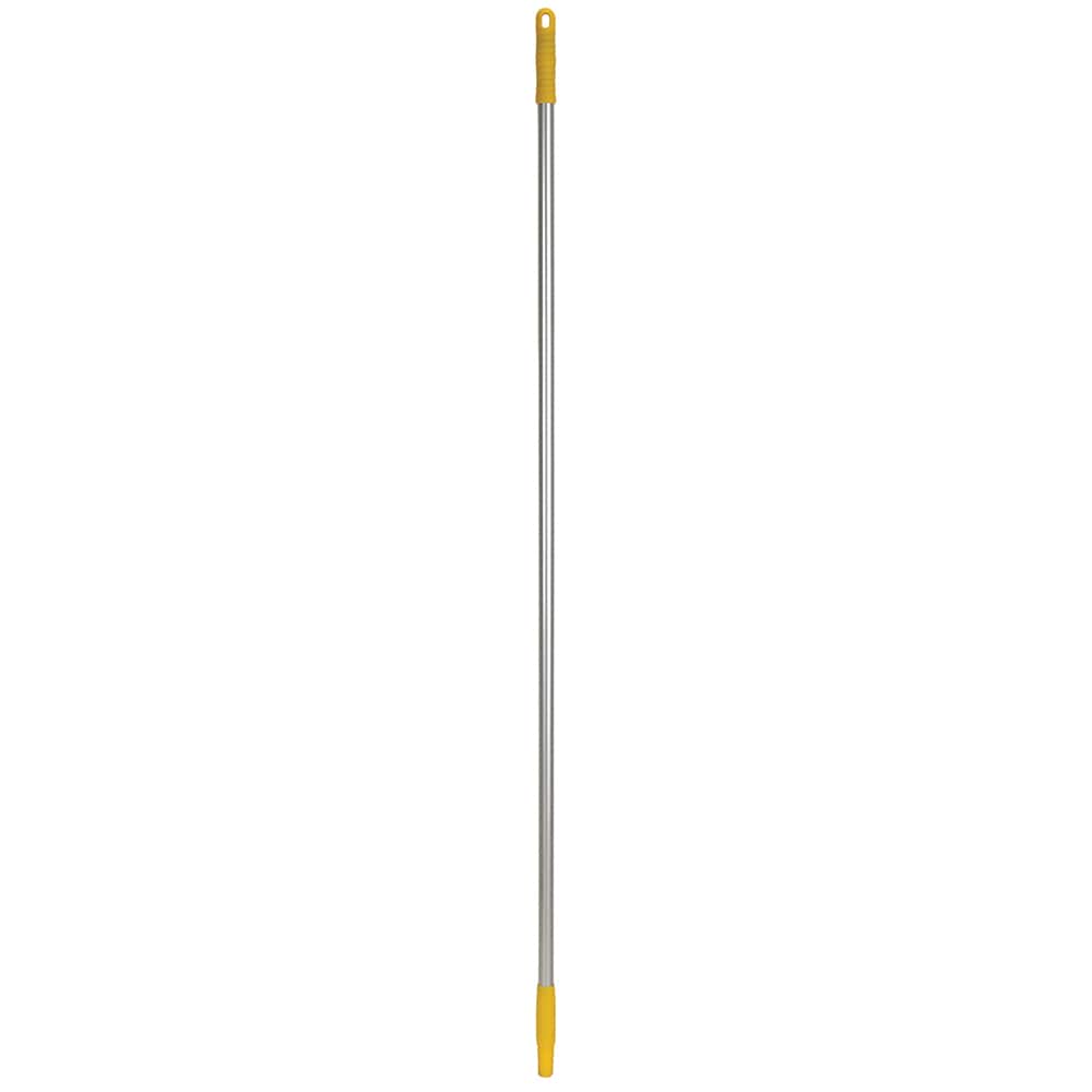 Broom/Squeegee Poles & Handles; Connection Type: European Threaded; Handle Length (Decimal Inch): 59; Telescoping: No; Handle Material: Aluminum; Color: Yellow; For Use With: Remco; Vikan Tools