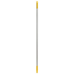 Broom/Squeegee Poles & Handles; Connection Type: European Threaded; Handle Length (Decimal Inch): 51; Telescoping: No; Handle Material: Aluminum; Color: Yellow; For Use With: Remco; Vikan Tools