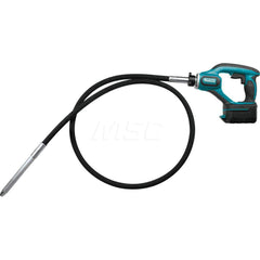 Cordless Concrete Vibrators; Vibrations Per Minute: 12500; Head Length (Inch): 8-11/16; Shaft Length: 96; Head Diameter: 1; Battery Voltage: 18; Battery Included: No; Brushless Motor: No; Overall Length (Inch): 105-1/2; Battery Chemistry: Lithium-Ion; Inc