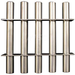 Magnetic Grate Separators & Rods; Magnet Type: Rare Earth (Neodymium); Number of Pieces: 1.000; Diverter: No; Length (Inch): 10; Material: Stainless Steel; Width (Inch): 10; Shape: Square; Material Grade: 316