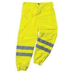 8910 L/ XL Lime Sup Hi-Vis Pants Class E - Industrial Tool & Supply