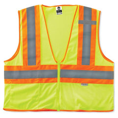 8230Z Glowear Two Tone Vest Lime L/Xl - Industrial Tool & Supply