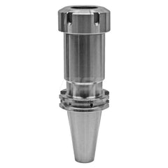 Collet Chuck: ER Collet, CAT Taper Shank 5″ Projection, 0.0001″ TIR, Balanced to 30,000 RPM, Through Coolant