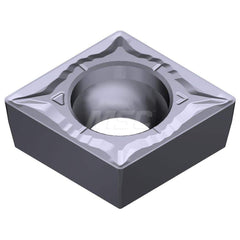 Turning Insert:  CCMT32.51EGU AC5005S,  Solid Carbide Absotech Finish,  0.3819″ Long,  3/8″ Inscribed Circle,  0.0157″ Corner Radius,  80.0 &deg N/A Series  AC5005S