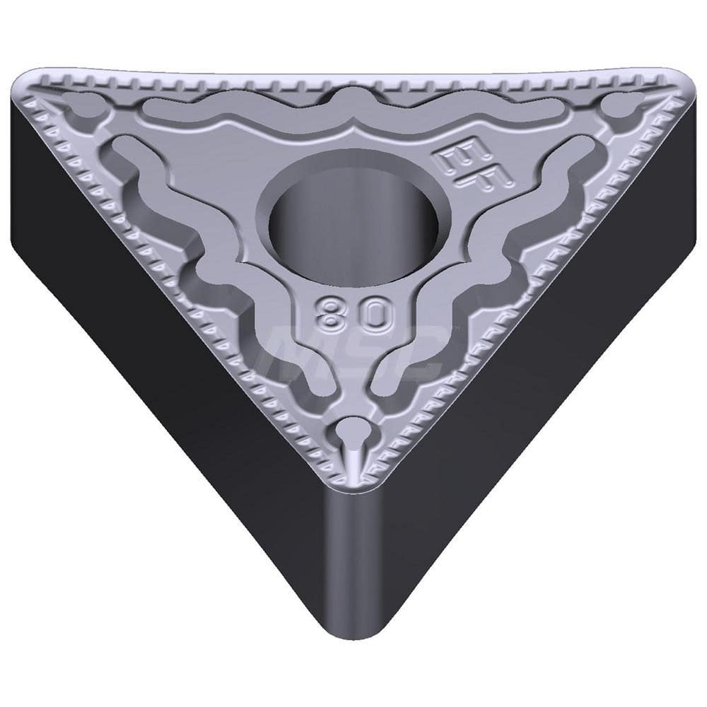 Turning Insert:  TNMG332EEF AC5005S,  Solid Carbide Absotech Finish,  0.6496″ Long,  3/8″ Inscribed Circle,  0.0315″ Corner Radius,  60.0 &deg N/A Series  AC5005S