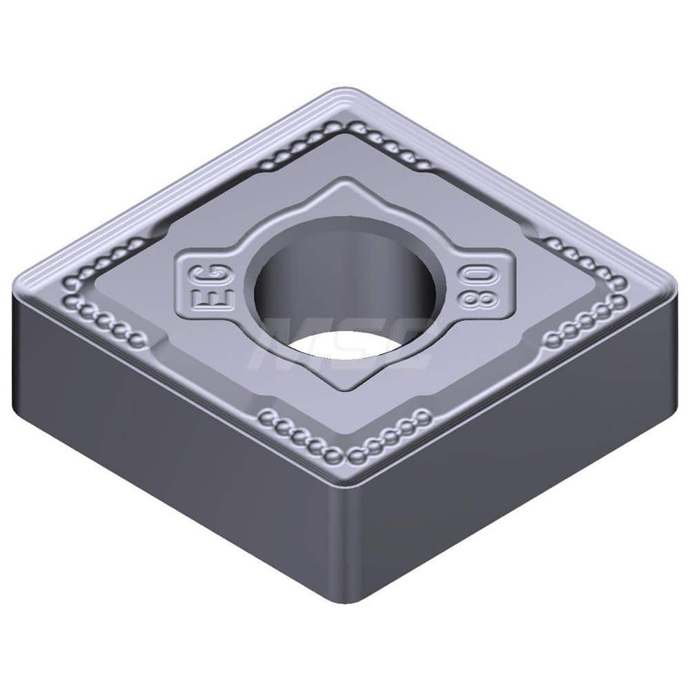 Turning Insert:  CNMG333EEG AC5005S,  Solid Carbide Absotech Finish,  0.3819″ Long,  3/8″ Inscribed Circle,  0.0472″ Corner Radius,  80.0 &deg N/A Series  AC5005S