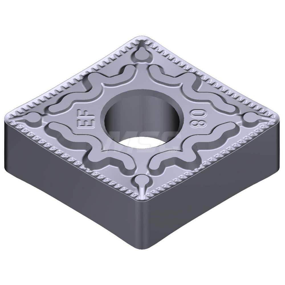 Turning Insert:  CNMG332EEF AC5005S,  Solid Carbide Absotech Finish,  0.3819″ Long,  3/8″ Inscribed Circle,  0.0315″ Corner Radius,  80.0 &deg N/A Series  AC5005S