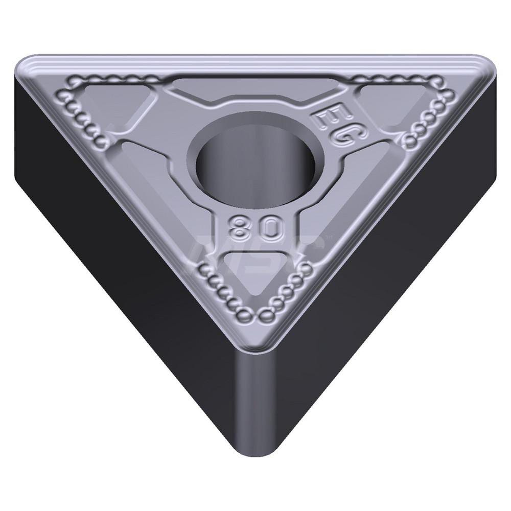 Turning Insert:  TNMG332EEG AC5005S,  Solid Carbide Absotech Finish,  0.6496″ Long,  3/8″ Inscribed Circle,  0.0315″ Corner Radius,  60.0 &deg N/A Series  AC5005S