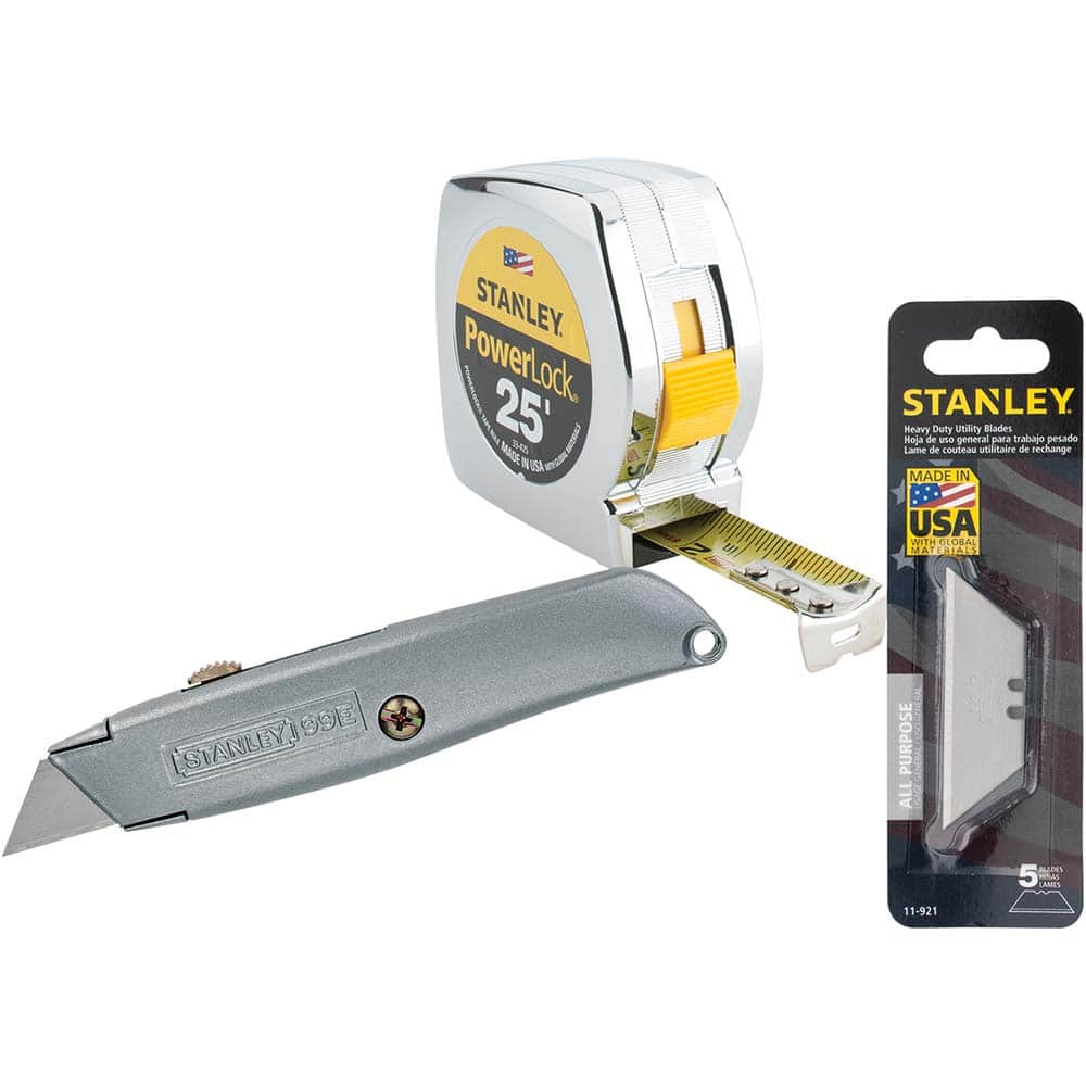 Stanley - Utility Knives, Snap Blades & Box Cutters Type: Retractable Utility Knife Blade Type: Retractable - Industrial Tool & Supply