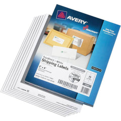 Ability One - Labels, Ribbons & Tapes; Type: Address Label ; Color: White ; Width (Inch): 2 ; Material: Laminated Paper ; Number of Labels: 1000 ; Height (Inch): 4 - Exact Industrial Supply
