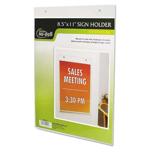 NuDell - Display & Organizer Accessories Type: Sign Holder For Use With: Signs - Industrial Tool & Supply