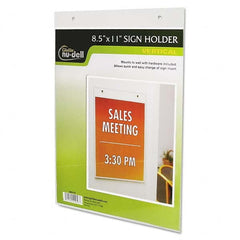 NuDell - Display & Organizer Accessories Type: Sign Holder For Use With: Signs - Industrial Tool & Supply