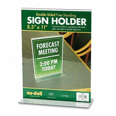 NuDell - Display & Organizer Accessories Type: Sign Holder For Use With: Signs - Industrial Tool & Supply