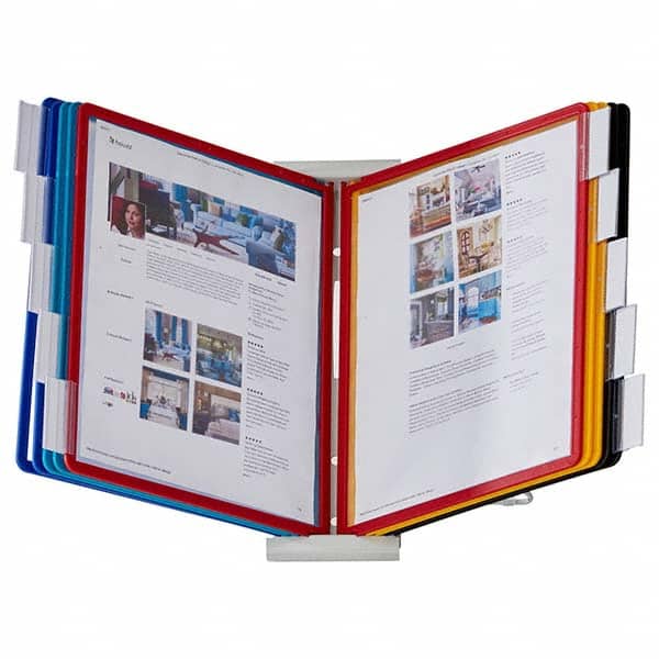 DURABLE - File Folders, Expansion Folders & Hanging Files Folder/File Type: Expandable Countertop Catalog Reference Rack Color: Assorted - Industrial Tool & Supply
