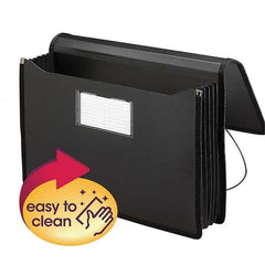 SMEAD - File Folders, Expansion Folders & Hanging Files Folder/File Type: Expanding Wallet Color: Black - Industrial Tool & Supply