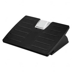FELLOWES - Foot Rests Position Type: Adjustable Footrest Color: Black/Silver - Industrial Tool & Supply