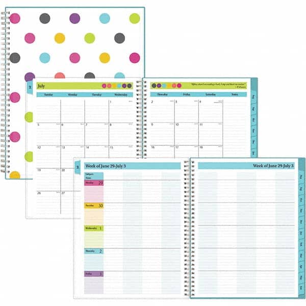 Blue Sky - Note Pads, Writing Pads & Notebooks Writing Pads & Notebook Type: Weekly/Monthly Planner Size: 11 x 8-1/2 - Industrial Tool & Supply