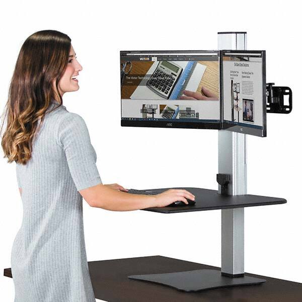 Victor - Office Cubicle Workstations & Worksurfaces Type: Sit N Stand Width (Inch): 28 - Industrial Tool & Supply