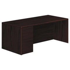 Hon - Office Desks Type: Single Pedestal w/Left Hand Return Center Draw: No - Industrial Tool & Supply