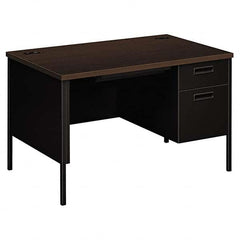 Hon - Office Desks Type: Right Pedestal Center Draw: Yes - Industrial Tool & Supply