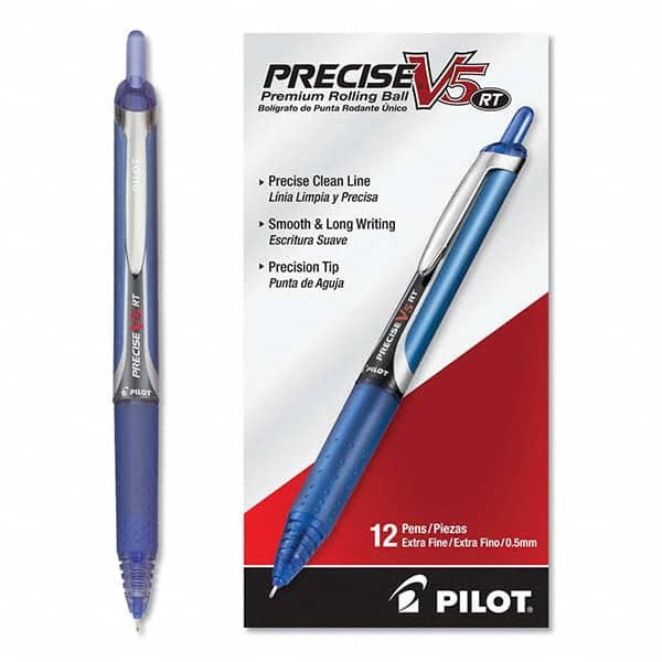 Pilot - Pens & Pencils Type: Roller Ball Pen Color: Blue - Industrial Tool & Supply