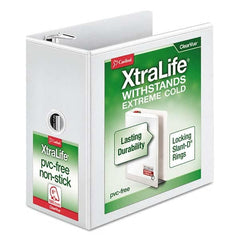 Cardinal - Ring Binders Binder Type: View Capacity: 6" - Industrial Tool & Supply