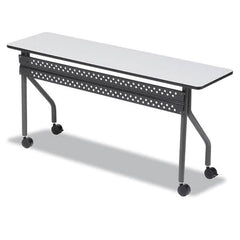 ICEBERG - Stationary Tables Type: Training Material: Melamine Laminate - Industrial Tool & Supply