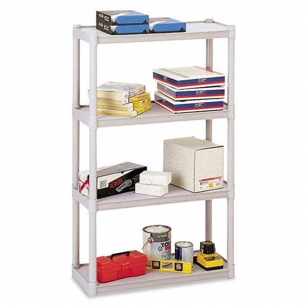 ICEBERG - Plastic Shelving Type: Open Shelving Shelf Capacity (Lb.): 75 - Industrial Tool & Supply