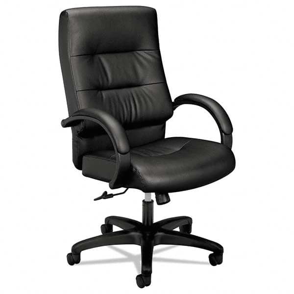 Hon - 47-1/4" High Executive High Back Leather Chair - Industrial Tool & Supply