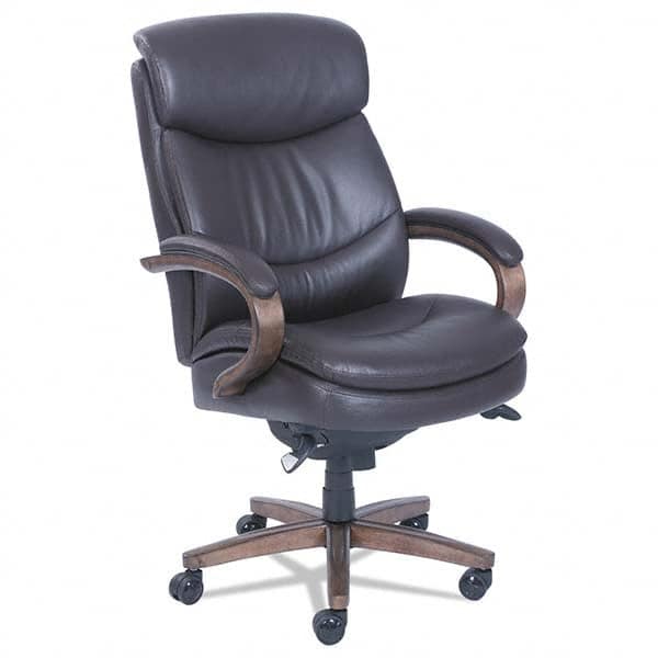 La-Z-Boy - 47" High Executive High Back Leather Chair - Industrial Tool & Supply