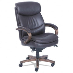 La-Z-Boy - 47" High Executive High Back Leather Chair - Industrial Tool & Supply
