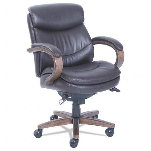La-Z-Boy - 41" High Executive Mid Back Chair - Industrial Tool & Supply