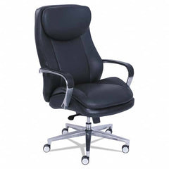 La-Z-Boy - 47-1/2" High Executive High Back Leather Chair - Industrial Tool & Supply