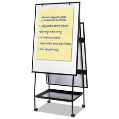 MasterVision - 74-7/8" High x 29-1/2" Wide Magnetic Dry Erase Board - Industrial Tool & Supply