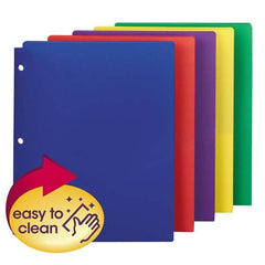 SMEAD - File Folders, Expansion Folders & Hanging Files Folder/File Type: Pocket Folders Color: Multi-Color - Industrial Tool & Supply