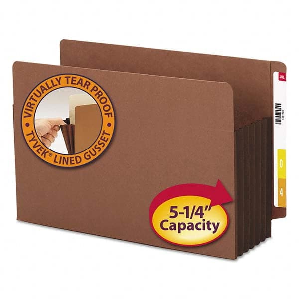 SMEAD - File Folders, Expansion Folders & Hanging Files Folder/File Type: Expanding Wallet Color: Brown - Industrial Tool & Supply