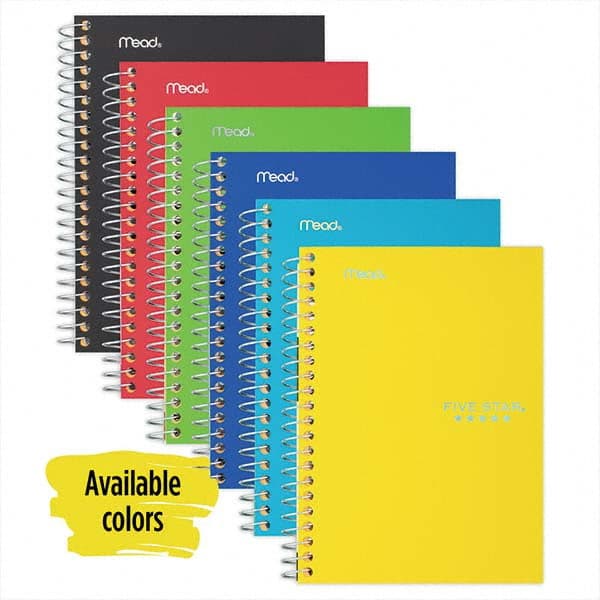 Five Star - Note Pads, Writing Pads & Notebooks Writing Pads & Notebook Type: Notebook Size: 7 x 5 - Industrial Tool & Supply