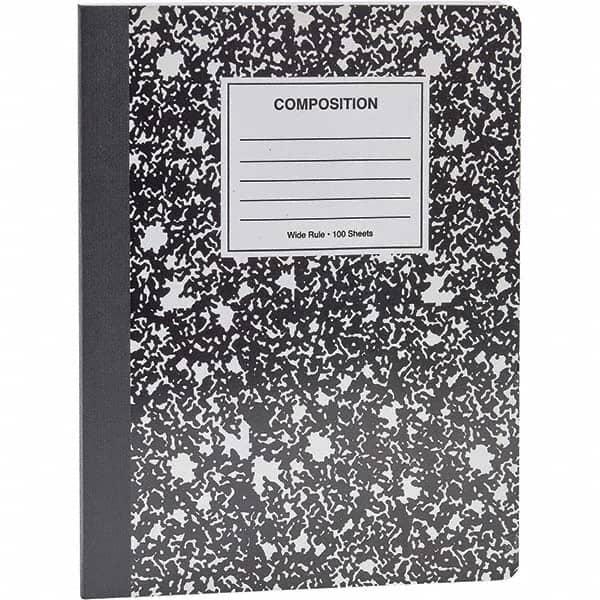 UNIVERSAL - Note Pads, Writing Pads & Notebooks Writing Pads & Notebook Type: Composition Book Size: 9-3/4 x 7-1/2 - Industrial Tool & Supply