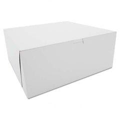 SCT - Tuck-Top Bakery Boxes, Paperboard, White, 12 x 12 x 5 - Industrial Tool & Supply