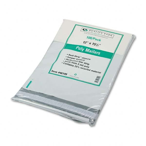 Quality Park - Mailers, Sheets & Envelopes Type: Poly Mailer Style: Peel-Off Self-Seal - Industrial Tool & Supply