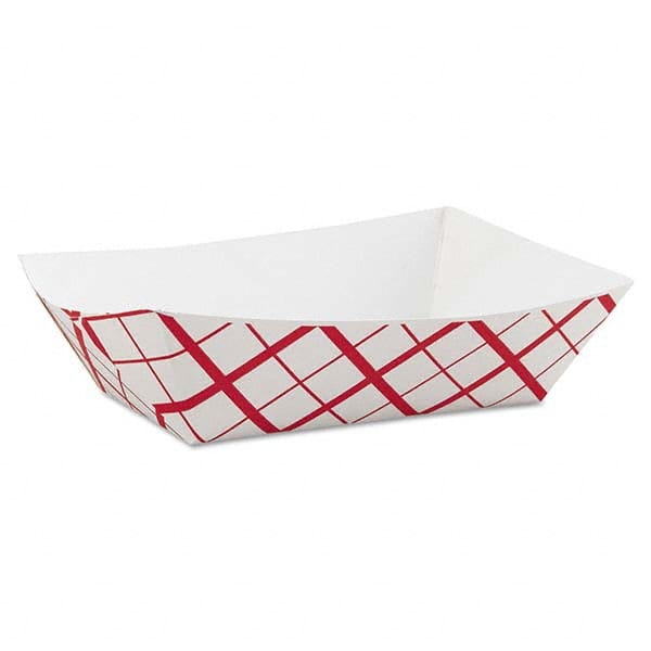 SCT - Paper Food Baskets, 3lb, Red/White, 500/Carton - Industrial Tool & Supply