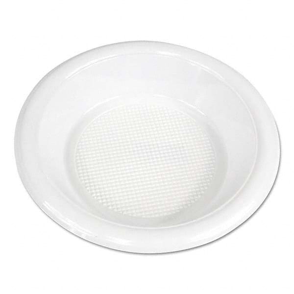 Boardwalk - Hi-Impact Plastic Dinnerware, Bowl, 10-12 oz, White, 1000/Carton - Industrial Tool & Supply